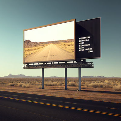 OEM Outdoor LED Display Screen Pendente P8 3840Hz Taxa de atualização