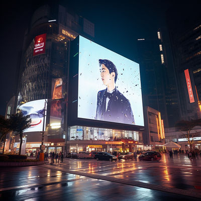 Ecrã de publicidade LED exterior impermeável personalizado P3.91 Alta relação de contraste
