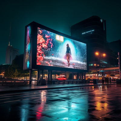 P6.67 Área exterior Imponente a água LED Display com ângulo de visão largo sem costura
