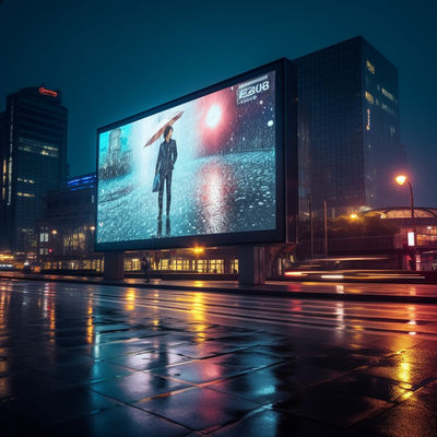 Display LED resistente à água exterior P8 flexível Impenetrável personalizado