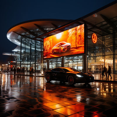 Display LED de pequeno passo de 3 mm Resolução do ecrã LED P3 selado exterior
