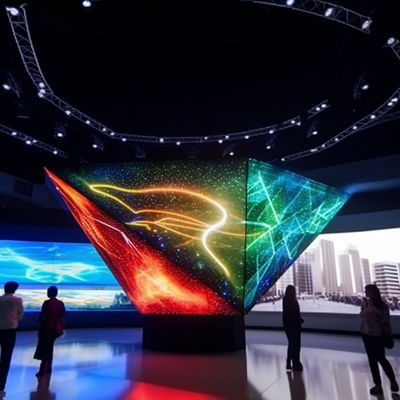 P4 Ecrã LED curvo Alto brilho 4mm LED Display Pitch de pixel