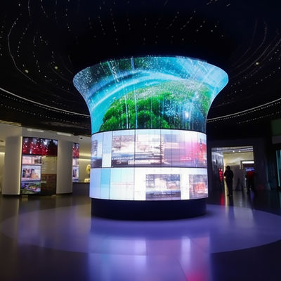 Painel de ecrã LED curvo interno IP65 Creative LED Display ISO9001