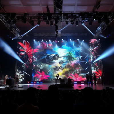 Aluguer de vídeo de alta definição Display LED sem costura P3 Resolução de parede