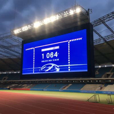 Tabela de exibição LED de estádio interior escalável com brilho de 6500 nits