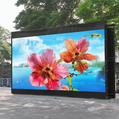 Exibição fixa P 3.91 LED de aluguer sem costura em cores com design elegante e leve