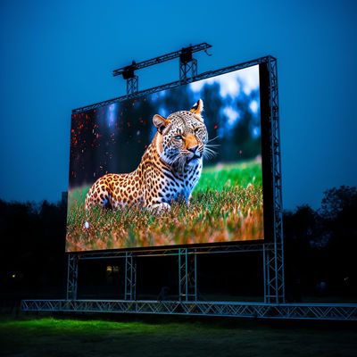 Display Massive 3840x2160 Resolução LED Locação de tela com ângulo de visão de 160°