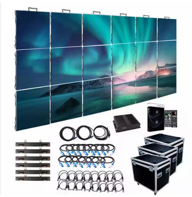 Aluguel de palco Grande estádio LED tela de exibição para publicidade Edifício exterior P3.91 7680Hz