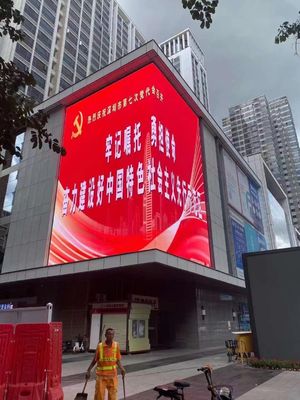 Outdoor LED Display Screen with Die Cast Aluminum Cabinet Full Color and High Brightness for Advertising