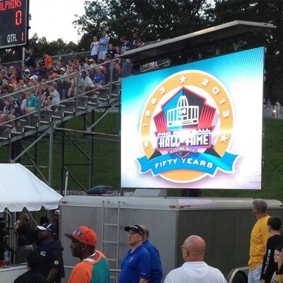 P3.91P4.81 Ecrã de exibição LED exterior com alta taxa de atualização 1920Hz-3840Hz IP65 à prova d'água e gabinete de alumínio fundido