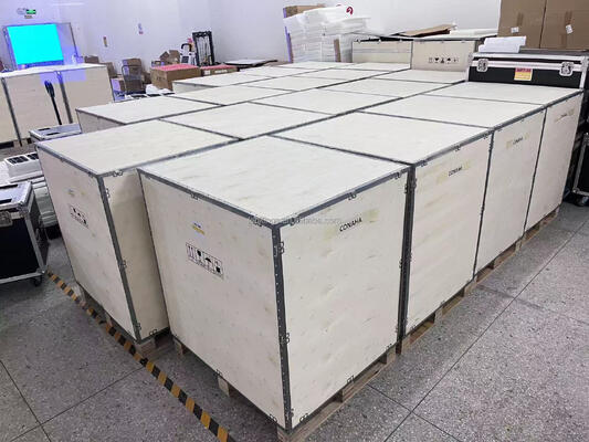 Tela de LED externa à prova d'água IP65 com vida útil de 100.000 horas e gabinete de alumínio fundido sob pressão