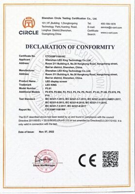 3mm Pixel Pitch Outdoor LED Display Screen com gabinete de alumínio fundido e 100000 horas de vida útil