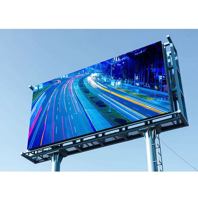 Ecrã de exibição LED exterior com IP65 Impermeável 5000-7000cd / m2 Brilho e 100000 horas de vida útil para Digital Billboard