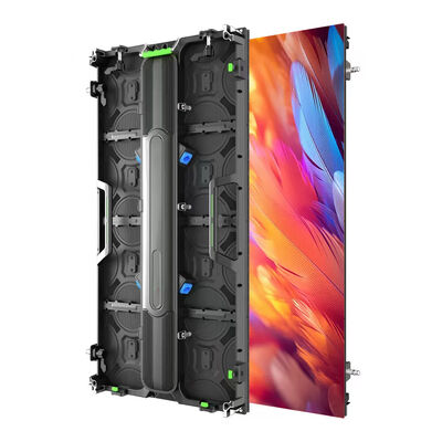Parede de vídeo LED externa P3.91MM com passo de pixel, à prova d'água IP65 e taxa de atualização de 3840Hz para aluguel de palco