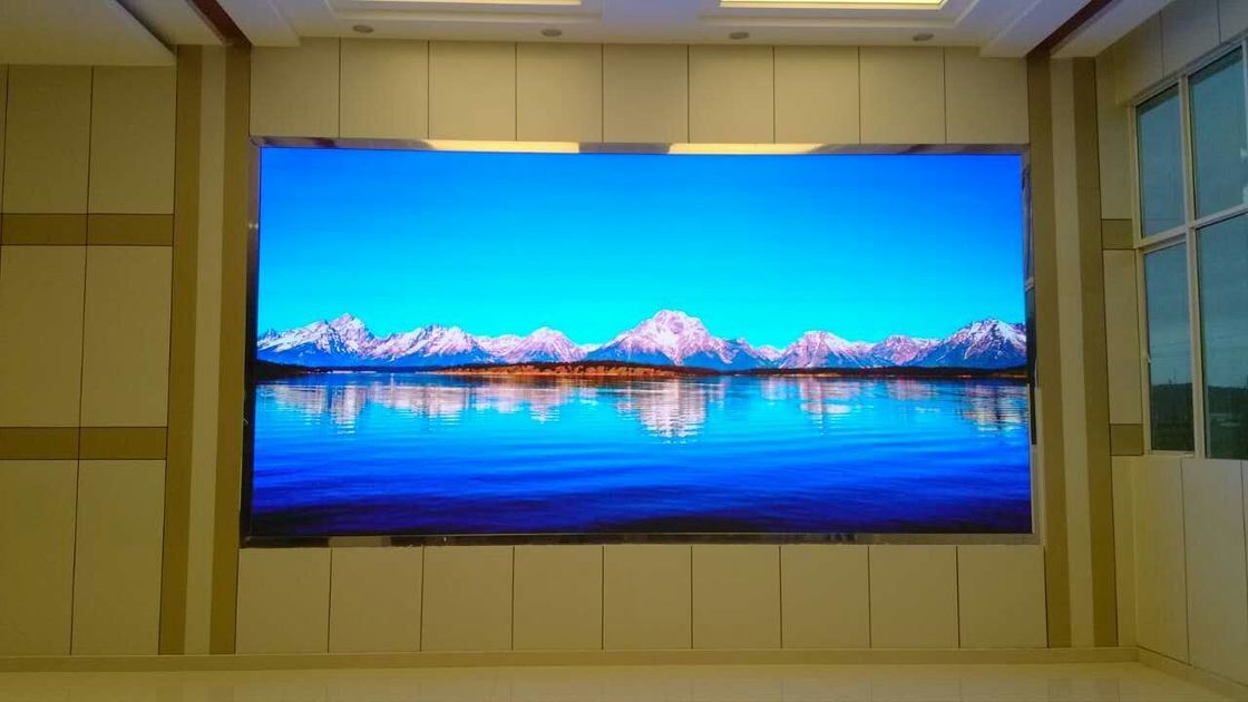 Ecrã LED DVI P2 Ecrã LED de cores inteiras de interior leve