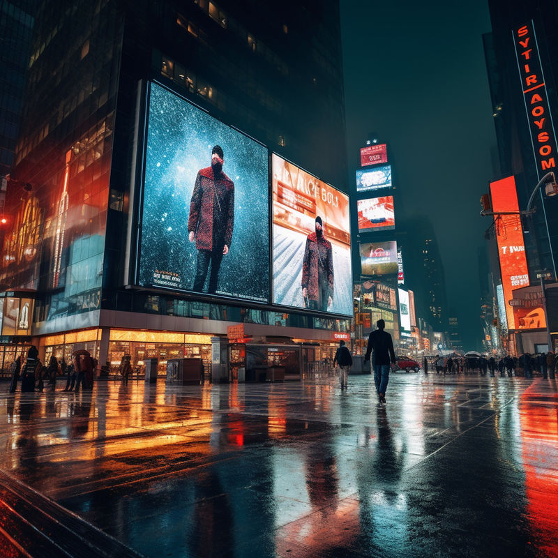 Display LED de publicidade exterior a cores fixas 4 mm Pitch de pixels