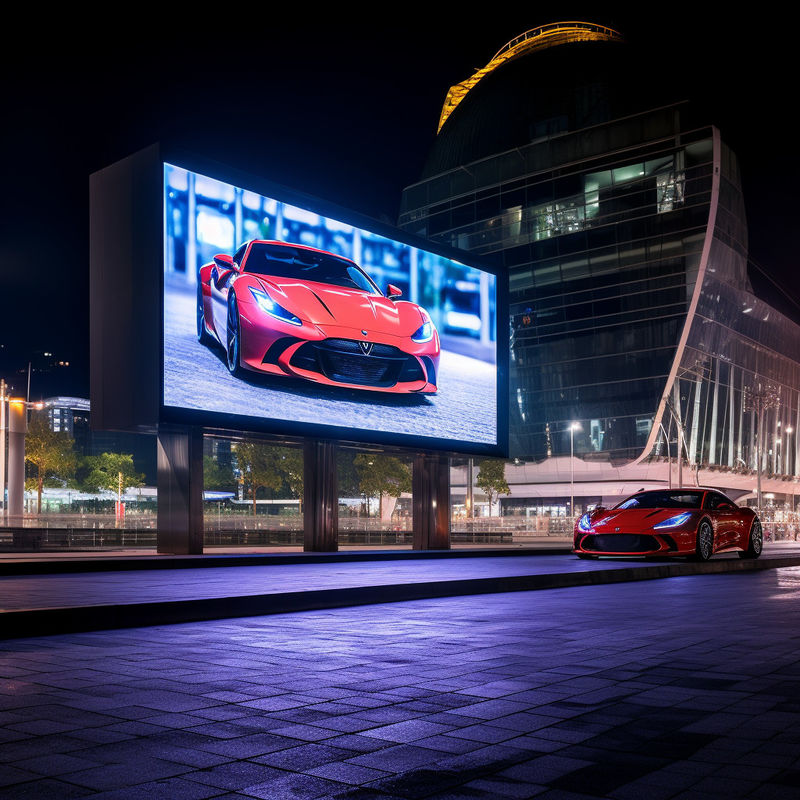 Full Color Nation Econômico à prova d'água P3.91 500*1000*90MM Escrã LED Exterior