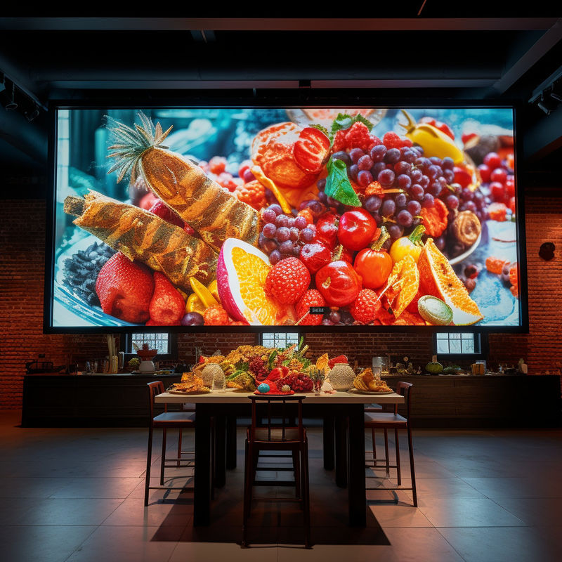 2.976 Pixel Pitch Indoor LED Display Screen com gabinete de alumínio de diecsting e 100000 vida útil