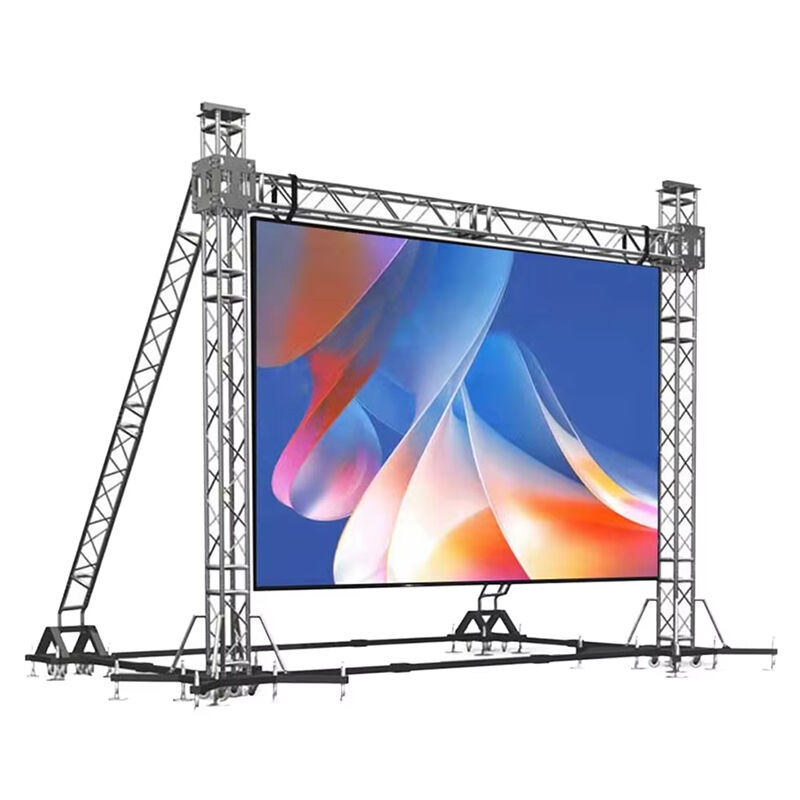 Painel de LED para Exterior P4.81mm Pixel Pitch IP65 à Prova d'Água com Taxa de Atualização de 3840-7680Hz para Eventos de Palco e Publicidade