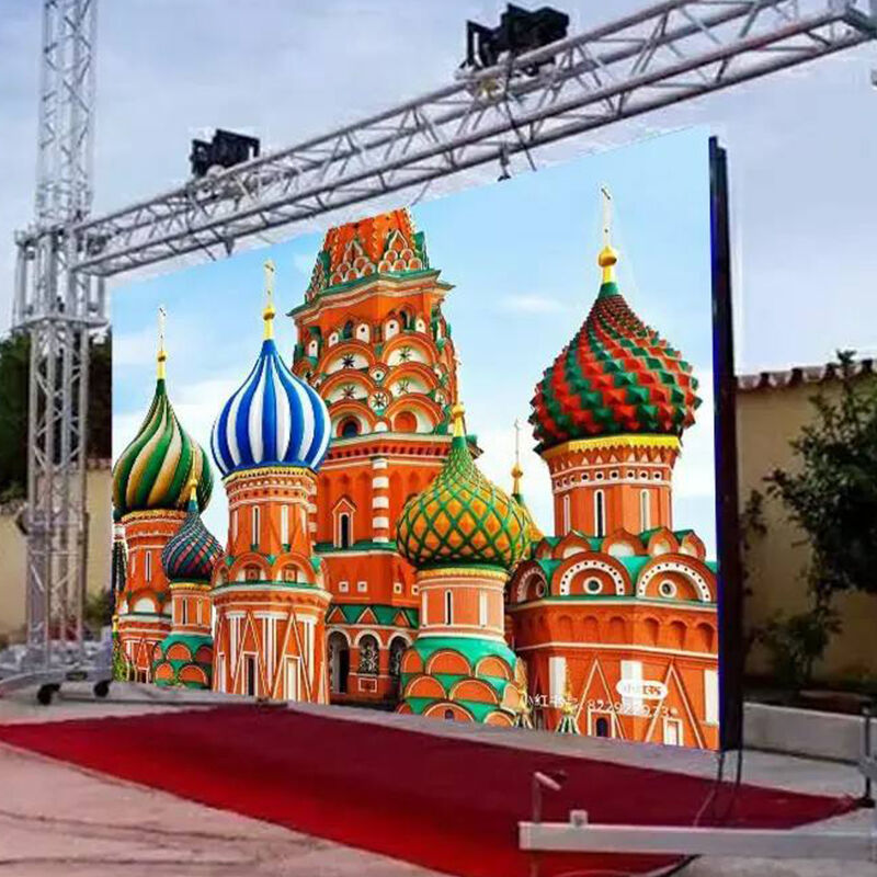 Painel de LED para aluguel externo P4.81 com nível à prova d'água IP65 e taxa de atualização de 3840-7680Hz para exibição de alto brilho