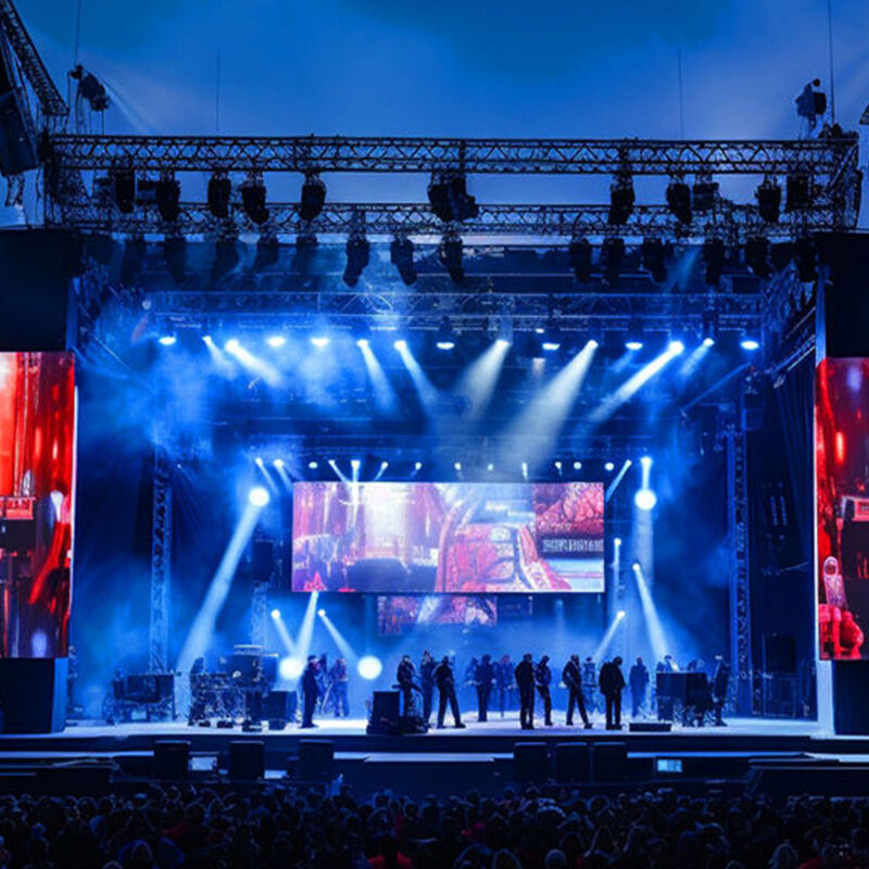 Parede de Vídeo LED Externa P3.076MM com Proteção IP65 à Prova d'Água e Taxa de Atualização de 3840-7680Hz para Outdoor Digital