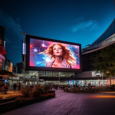 Display LED para publicidade comercial ao ar livre P3.91 Displayboard LED digital fixo
