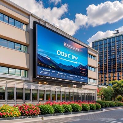 Ecrã de publicidade LED exterior flexível P6.67 Alto brilho