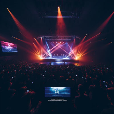 RGB LED Stage Screen Rental Illuminate LED Stage Panels P4.81
