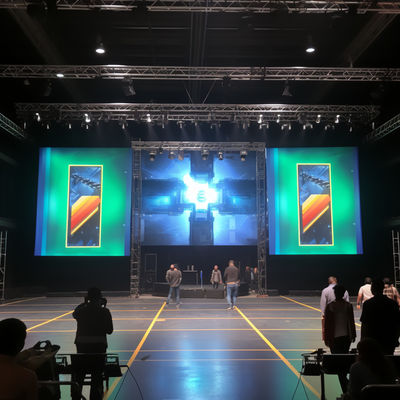 Concert Indoor Stage LED Screen Rental Entrada HDMI / DVI / VGA