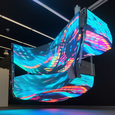 Painel de exibição de tela LED suave e flexível