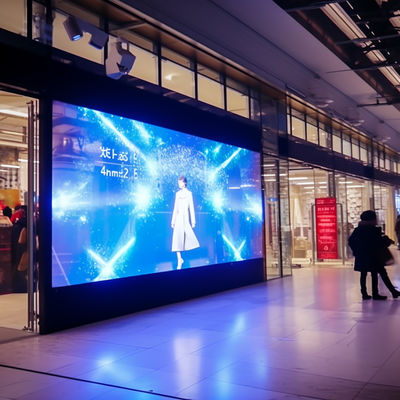 Instalação fixa de ecrã LED interior Aluguer de painel LED P2 Eficiência energética