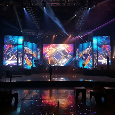 Aluguer de parede de vídeo P6 LED para eventos resistente a intempéries Resolução 3840 X 2160