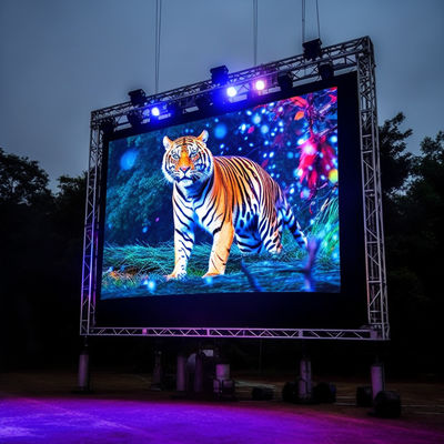 Aluguer de parede de vídeo LED sem costura ao ar livre Alto brilho P4.81