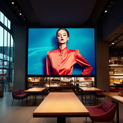 320*160mm Indoor LED Display com taxa de digitalização 1/64S e gabinete de alumínio de fundição a óleo