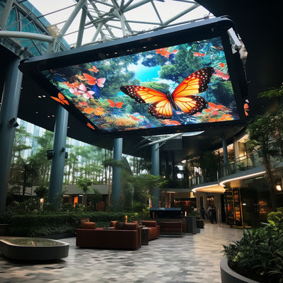 Cartão LED de visualização larga personalizado de 160 ° com classificação IP65 resistente a intempéries