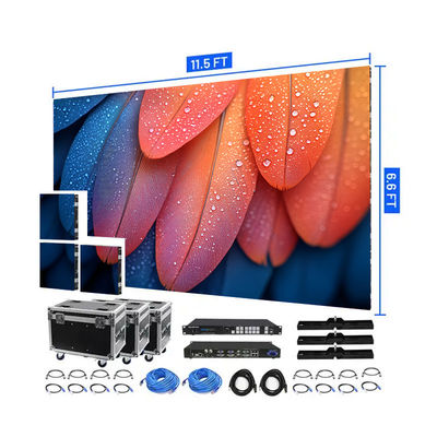 Ecrãs de aluguer LED de alta contraste com configuração de pixels SMD2020 P4.81