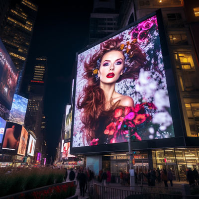 6000cd/m2 Brilho Waterproof LED Display Pitch de pixel 2.976mm para publicidade ao ar livre
