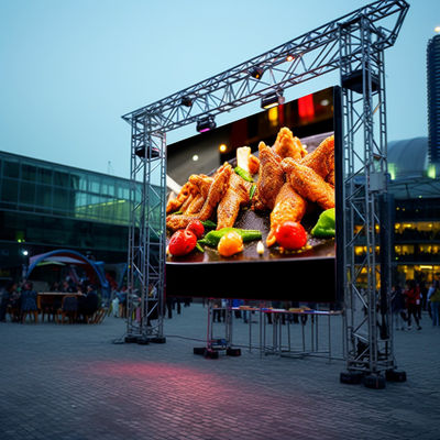 Display Massive 3840x2160 Resolução LED Locação de tela com ângulo de visão de 160°